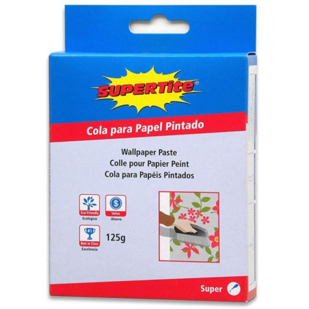 Colle en poudre pour papier peint 125g Blanche - SUPERTITE - SPT2480
