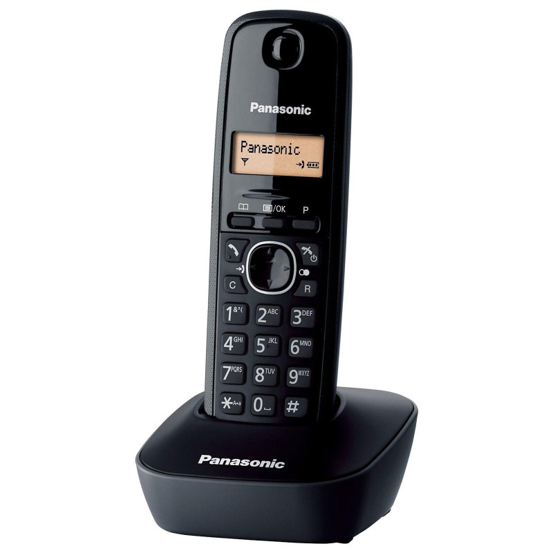Téléphone Sans Fil Panasonic Noir - KX-TG161FRH
