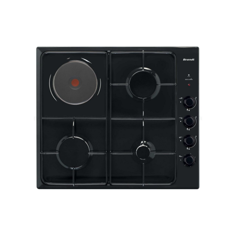 Plaque de cuisson encastrable 60cm mixte - BRANDT - BPE6411BM