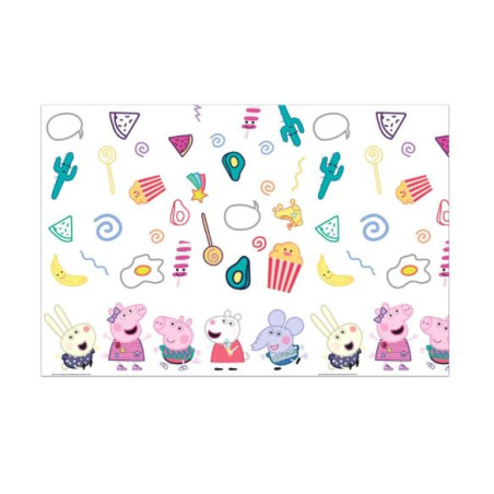 Nappe en plastique Peppa Pig 120x180 cm - PROCOS - PR91101