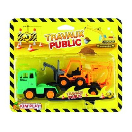 Véhicules de travaux public KIM'PLAY - Dès 3 ans
