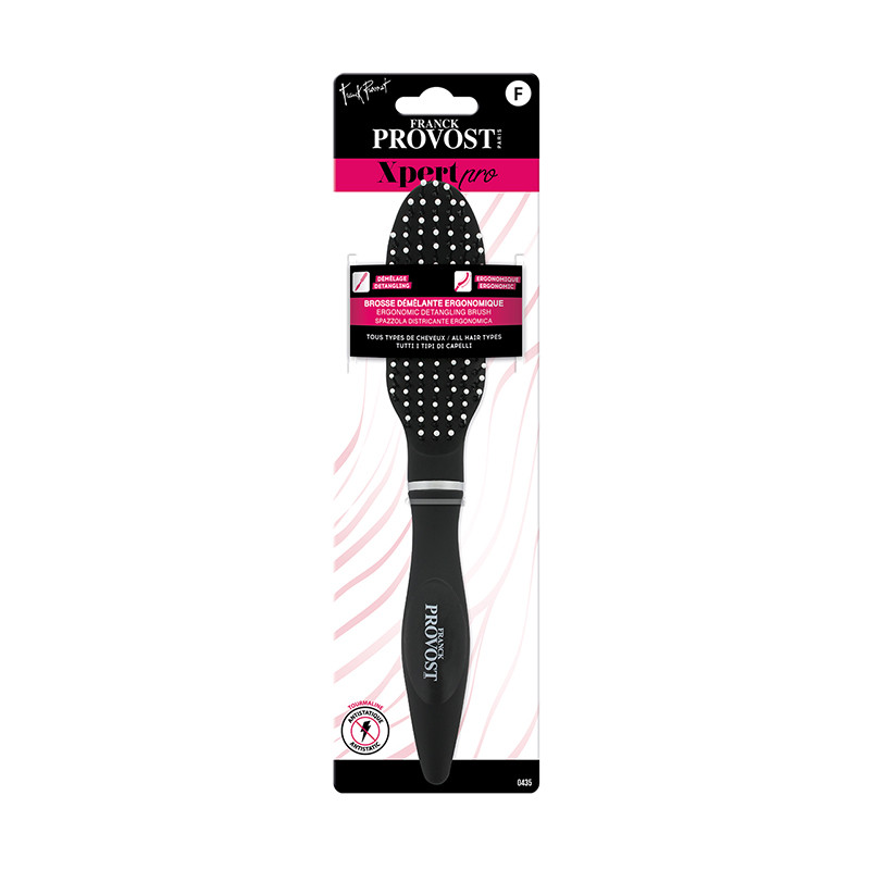 Brosse démêlante ergonomique Professionnelle Noir - FRANCK PROVOST - XPR0435