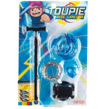 Toupie de combat avec lanceur KIM'PLAY - Dès 6 ans