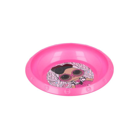 Assiette en plastique Lol Surprise D17cm Rose - STOR - ST16811