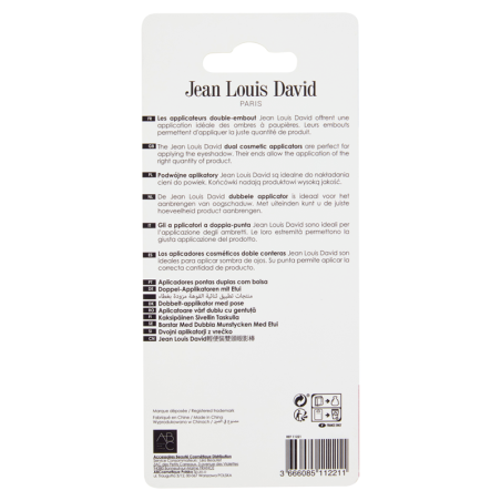 Applicateurs cosmétiques double-embout Noir - JEAN LOUIS DAVID - JLD11221