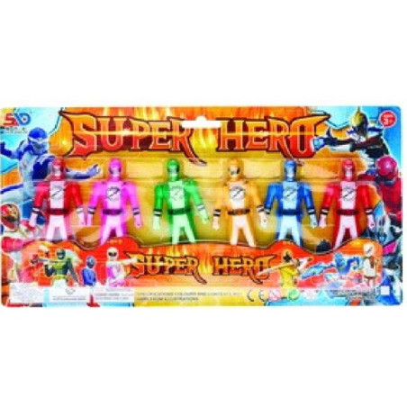 Lot de 6 figurines Super Héros KIM'PLAY - Dès 3 ans