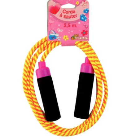Maxi Corde à Sauter Fluo KIM'PLAY  Dès 5 ans