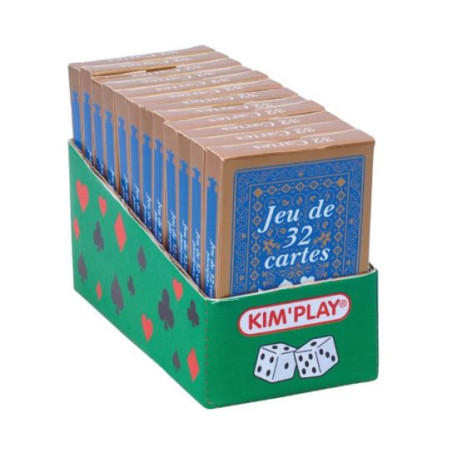 Jeu de cartes Belote Classique 32 cartes KIM?PLAY - Dès 3 ans