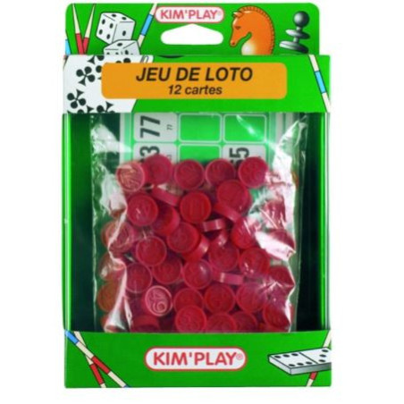 Jeu de loto 12 cartes KIM'PLAY - Dès 3 ans