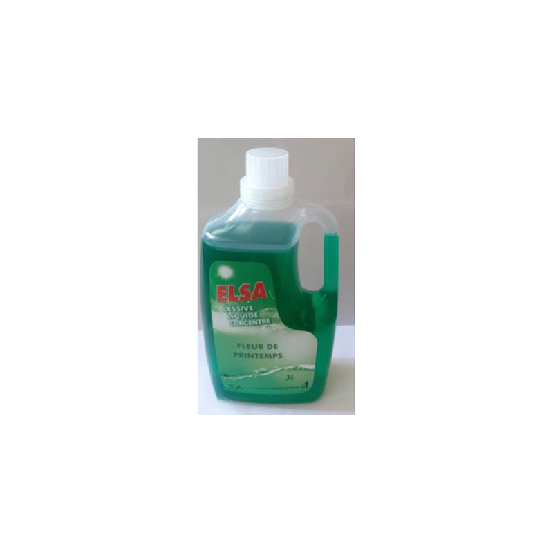 Lessive liquide Machine concentrée Fleur de Printemps 3L - ELSA - PP613097