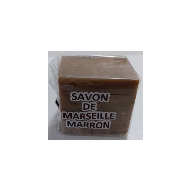 Savon de Marseille 400g Marron - PREMIER PRIX - PP613091