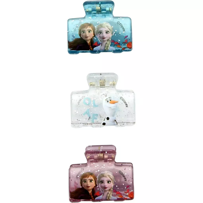 Lot de 6 mini pinces à cheveux pailletées La Reine des Neiges 2 - DISNEY - RDN7008