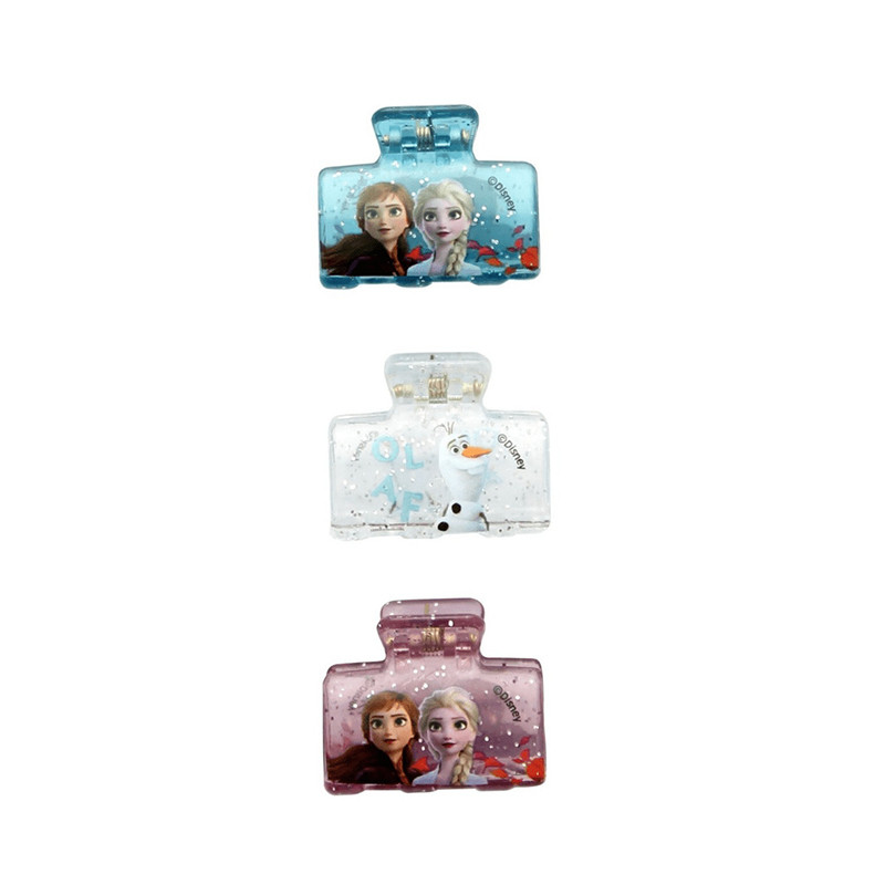 Lot de 6 mini pinces à cheveux pailletées La Reine des Neiges 2 - DISNEY - RDN7008