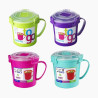 Mug à soupe en plastique pour micro-ondes 656ml - SISTEMA - SA21107