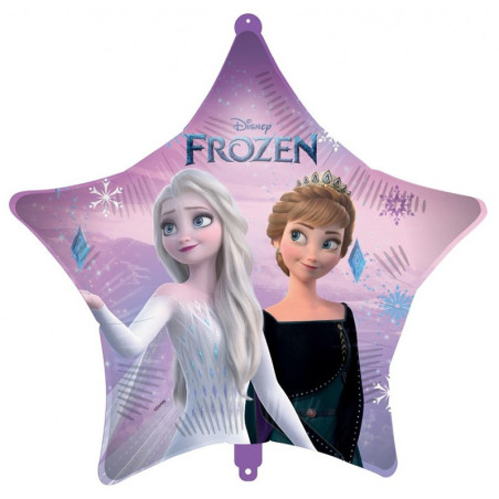 Ballon en aluminium étoile Disney La Reine des Neiges 46cm - PROCOS - PR94991