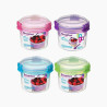 Boîte hermétique petit-déjeuner To Go avec clips colorés 530ml - SISTEMA - SA21355