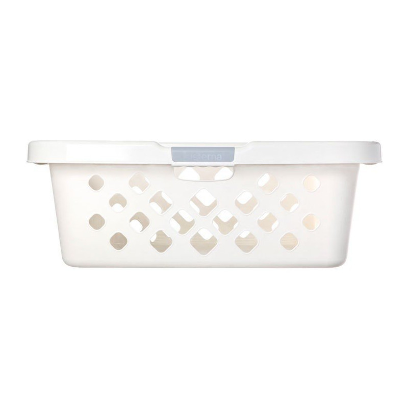 Panier à linge Home 37L Blanc - SISTEMA - SA51255