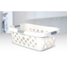 Panier à linge Home 37L Blanc - SISTEMA - SA51255