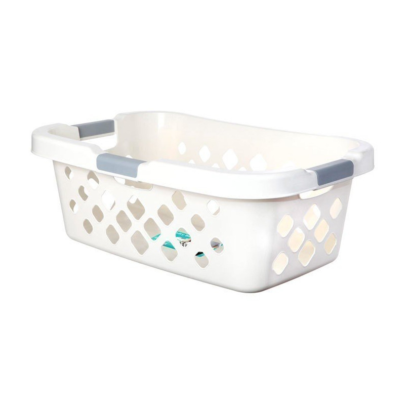 Panier à linge Home 37L Blanc - SISTEMA - SA51255