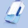 Set de 3 boîtes hermétiques Klip it Plus 1 L Bleu - SISTEMA - SA881613