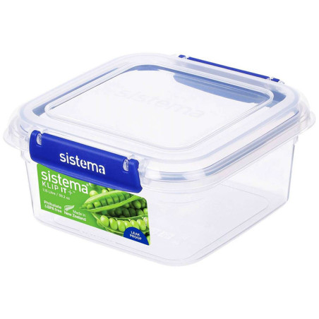 Boîte déjeuner hermétique Klip it Plus 1.15 L Bleu - SISTEMA - SA881650