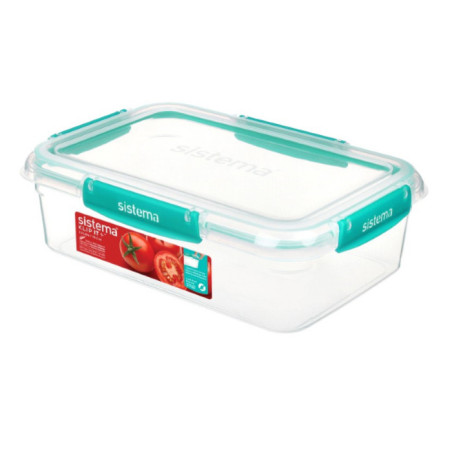 Boîte hermétique rectangulaire Klip it Plus 2,2 L Bleu - SISTEMA - SA881700