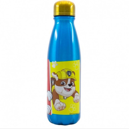 Gourde en aluminium Pat' Patrouille 600ml Bleu métallisé - STOR - ST74640