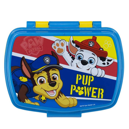 Boîte à sandwich rectangle Pat' Patrouille Bleu/Jaune - STOR - ST74674