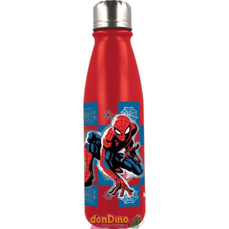 Gourde en aluminium Spiderman 600ml Rouge - STOR - ST74740