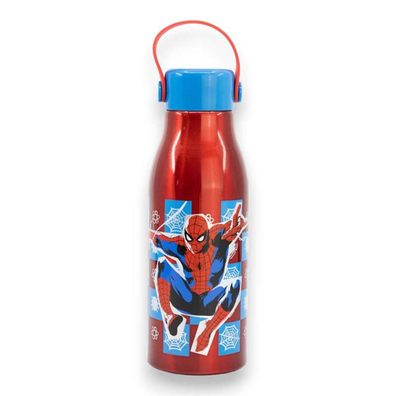 Gourde en aluminium à poignée flexible Spiderman 760mL Rouge - STOR - ST74761