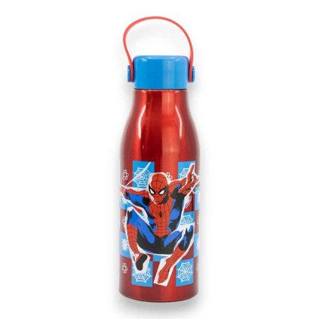 Gourde en aluminium à poignée flexible Spiderman 760mL Rouge - STOR - ST74761