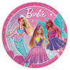 Lot de 8 assiettes en carton Barbie Fantasy 23cm - PROCOS - PR94566