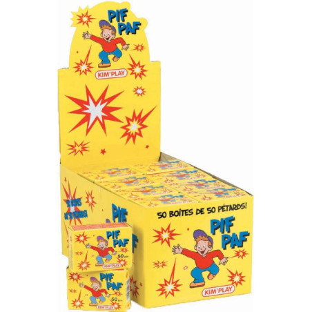 Boîte de 50 Pif Paf KIM'PLAY - Dès 5 ans