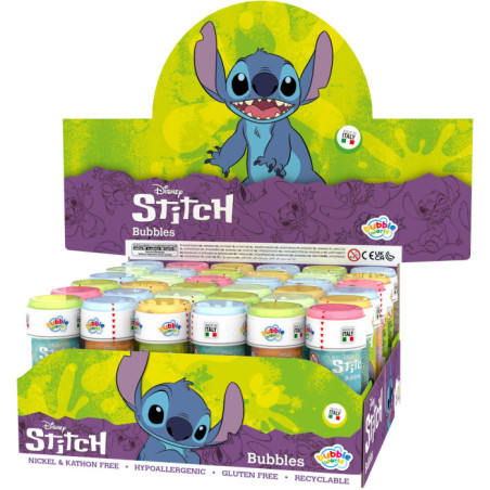 Flacon Bulles de savon Stitch 60ml KIM'PLAY  Dès 3 ans