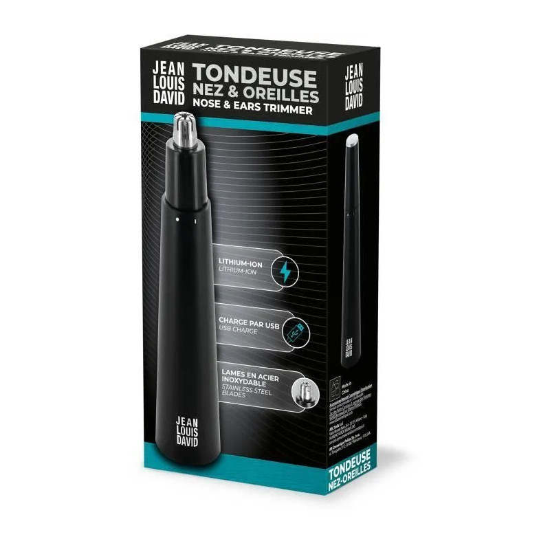 Tondeuse nez et oreilles Noir - JEAN LOUIS DAVID - JLD20205