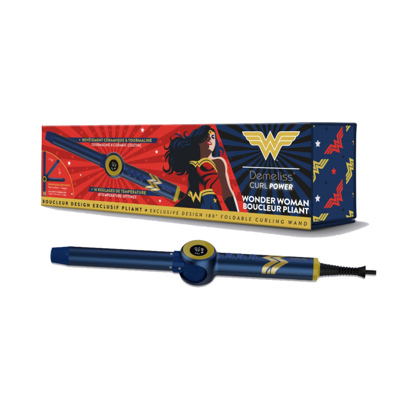 Fer à boucler Demeliss Curl Power Wonder Woman Bleu Or – SAINT ALGUE - STA20025