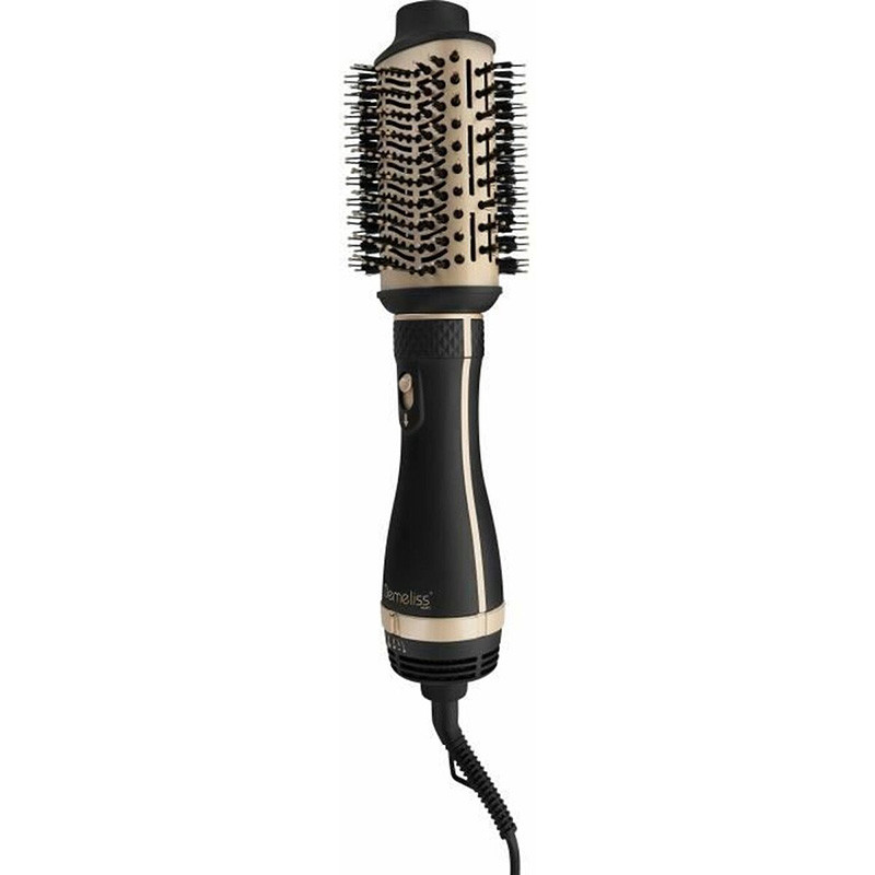 Brosse séchante et coiffante 2en1 Volume & Style Noir/Doré – SAINT ALGUE - STA20036