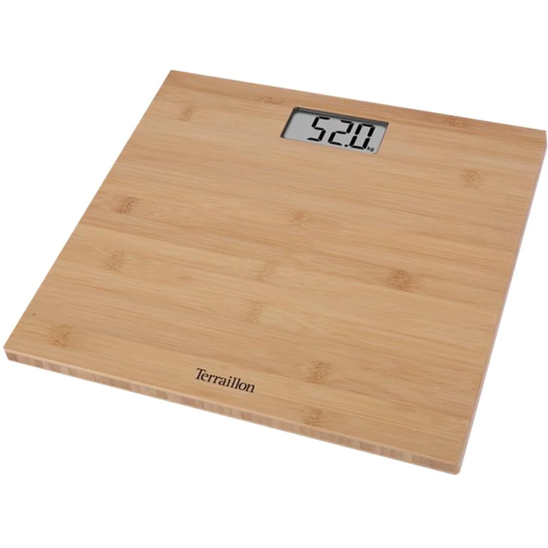 Pèse-personne électronique Scale 150kg/100g Bambou - TERRAILLON - 14824