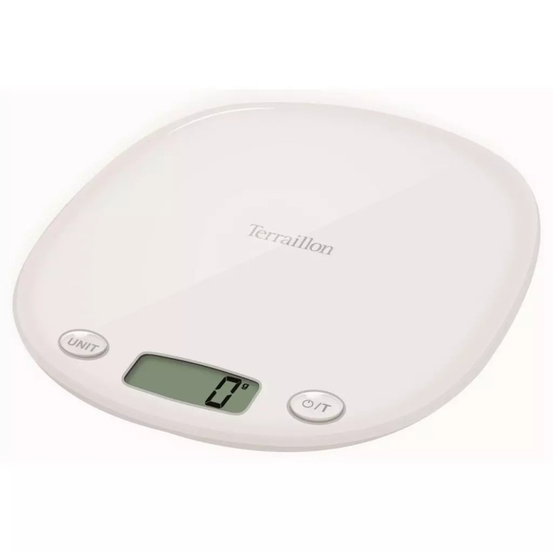 Balance de cuisine électronique 5kg 1g Blanc - TERRAILLON - TER15248