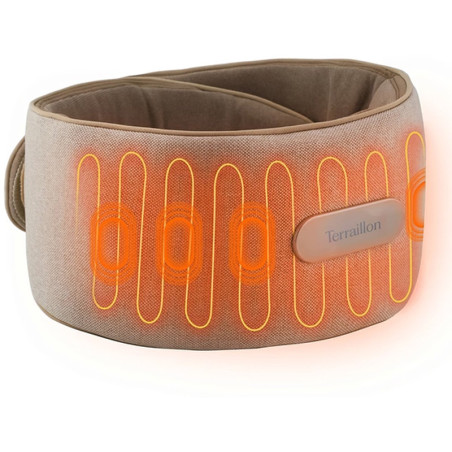 Ceinture de massage chauffante Waist Massager 3 intensités Beige - TERRAILLON - TER15405