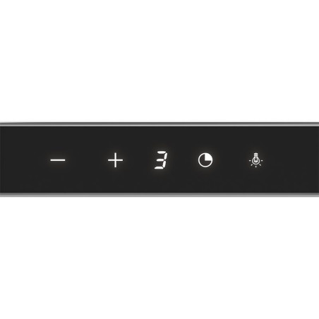Hotte décorative murale en verre 90cm 735 m³/h Noir - DE DIETRICH - DHB49740B