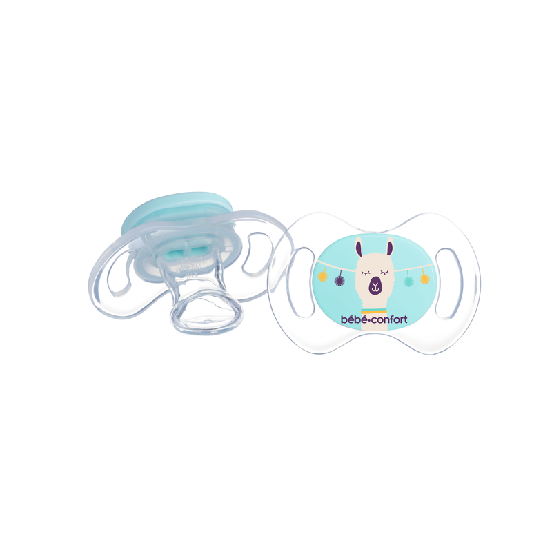 Lot de 2 sucettes Silicone Physio 0-2 Mois Transparent - BEBE CONFORT - DOR-3104201750