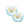 Lot de 2 sucettes Silicone Physio Air Confort 6-18 Mois Bleu - BEBE CONFORT - DOR-3104201880
