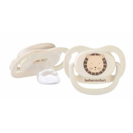 Lot de 2 Sucettes Physio Air Silicone 6+ Sand - BEBE CONFORT - DOR-3104202350