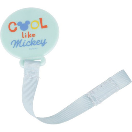 Attache-Tétine Plastique Mickey Mouse Bleu Clair - DISNEY BABY - STO-13023