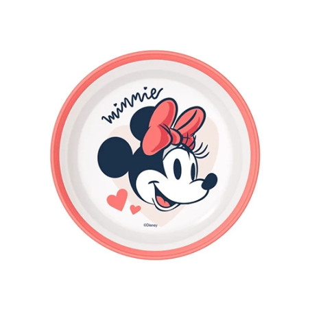 Bol Micro-ondable Anti-Dérapant Minnie Mouse 14cm Rose - DISNEY BABY - STO-10792
