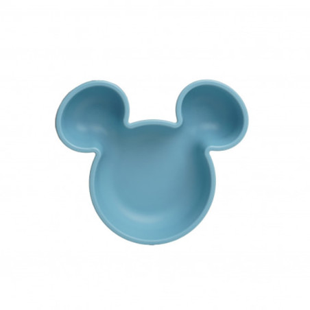Bol Micro-ondable Silhouette Tête de Mickey Bleu - DISNEY BABY - STO-13310