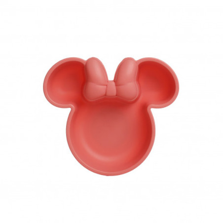 Bol Micro-ondable Silhouette Tête de Minnie Rose - DISNEY BABY - STO-13311