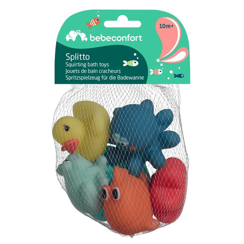 Set de 5 jouets de bain Splitto-Split x5 + filet - BÉBÉ CONFORT - DOR-3107205600
