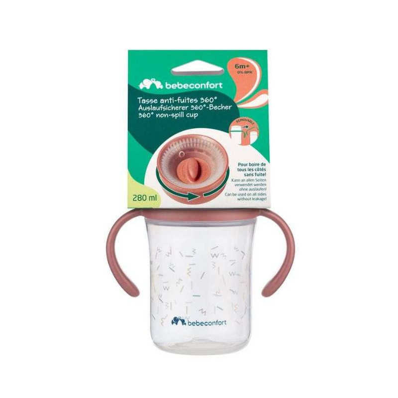 Tasse Anti-Fuite 360° Plastique 280mL Beige - BEBE CONFORT - DOR-3105201220
